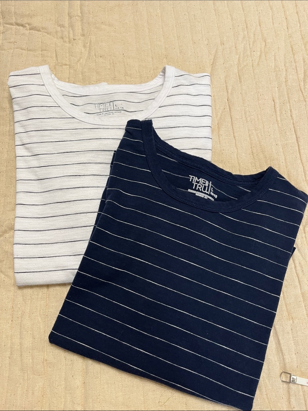 Set of two Time and Tru  Short Sleeve Tee size Large